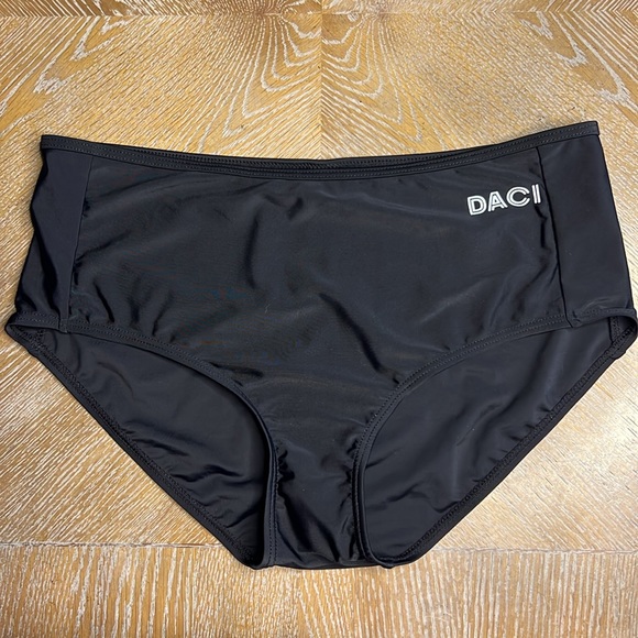 Daci Other - DACI Black High - Waisted Hipster Swimwear Bikini Bottoms S